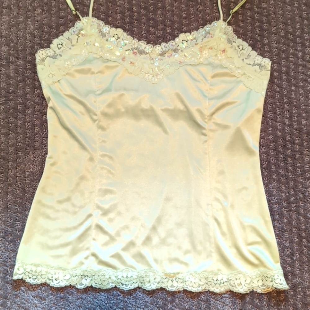 NEW Worthington Silk Lace Tank Top Size S
